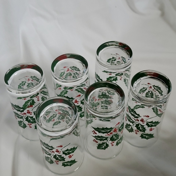 Bartlett Collins Dining Vintage Holiday Bartlett Collins Glasses